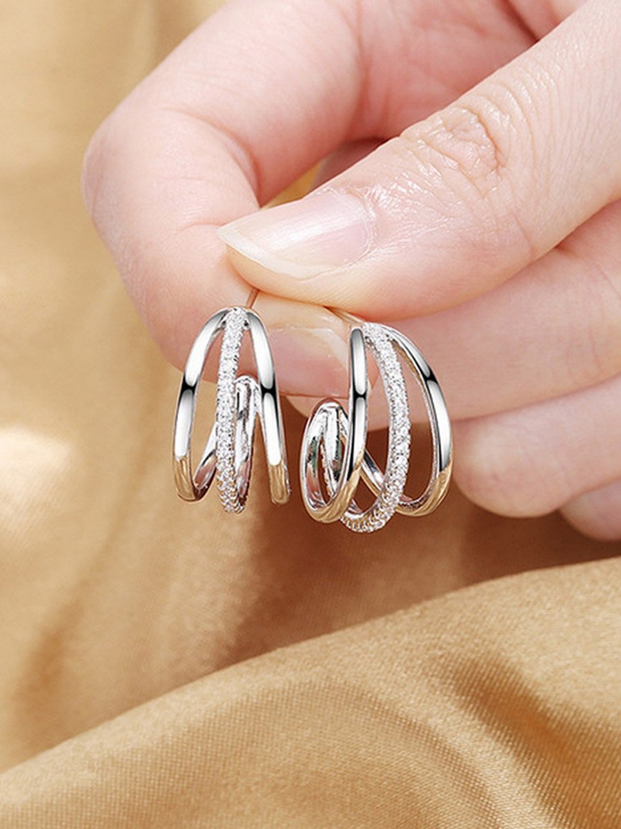 Triple Hoop Earrings