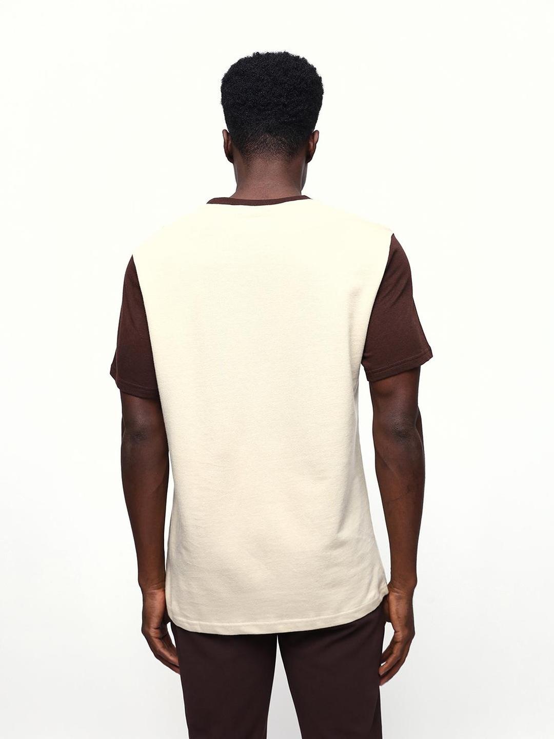 Multi Solid Round Neck Regular T-Shirt