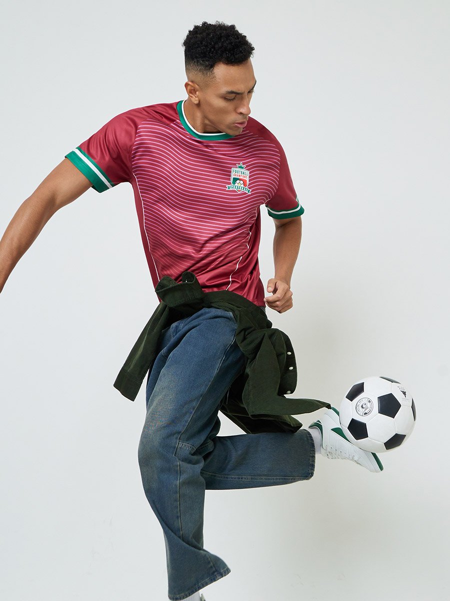 Men Portugal Short Sleeve Jersey Football T-Shirt