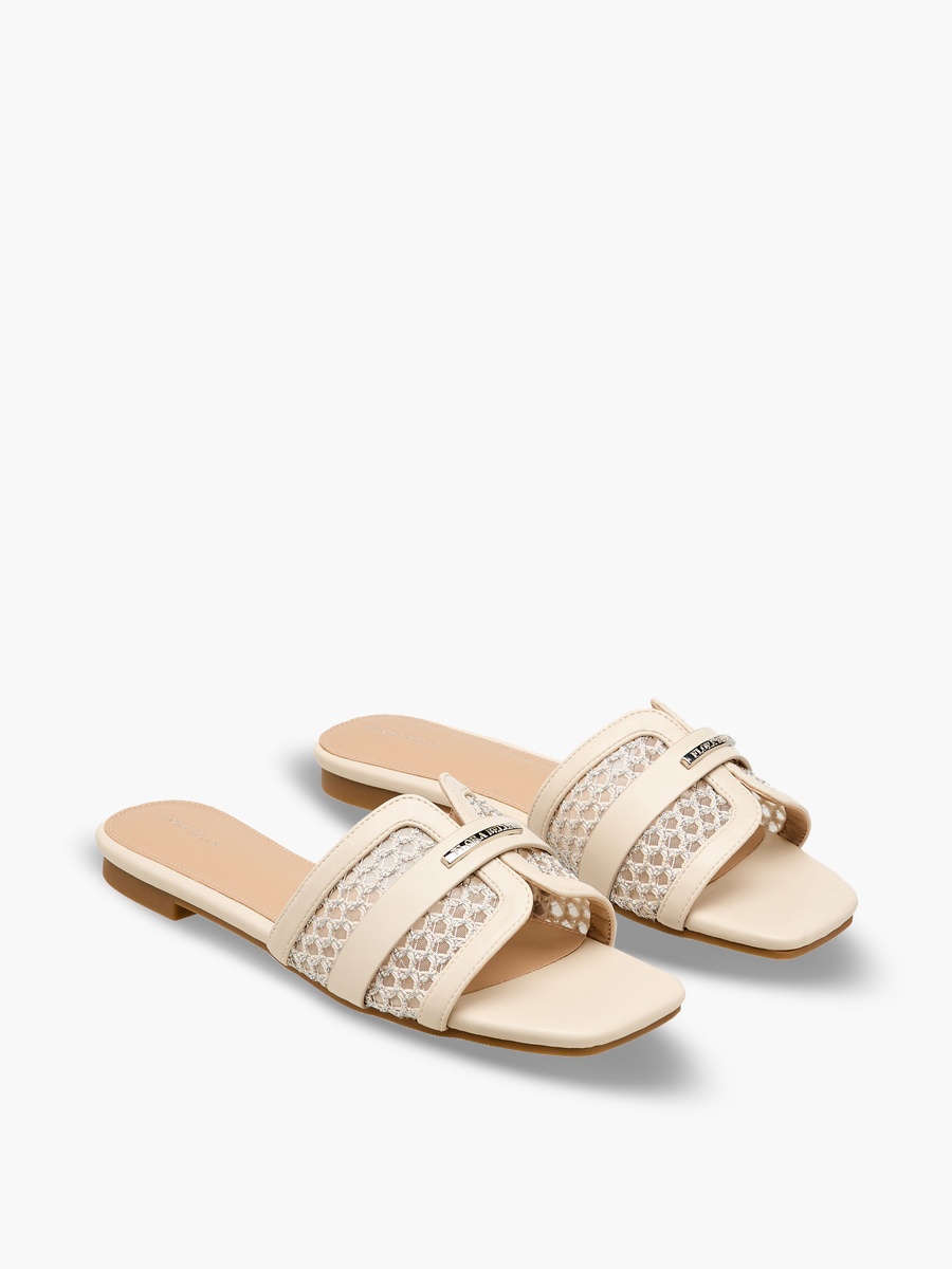Women Mesh Detail Sandals