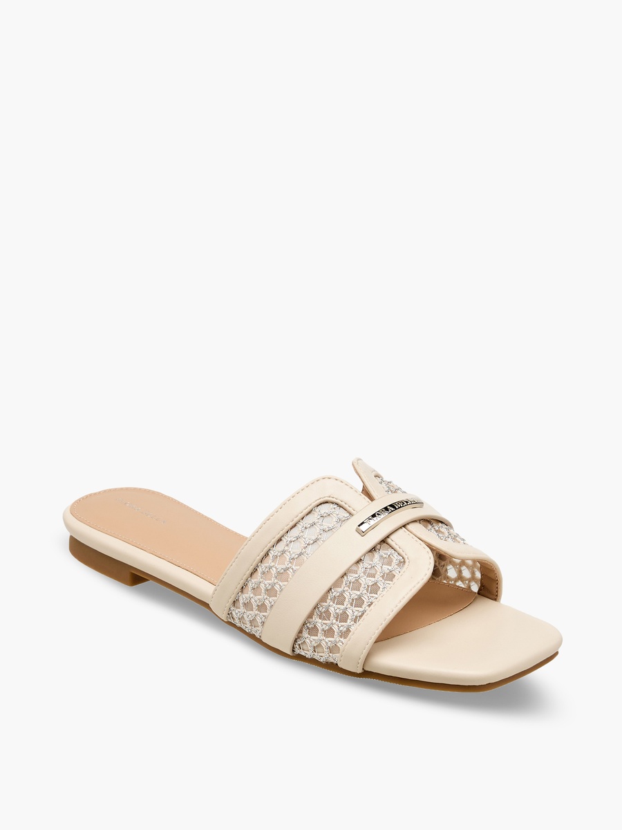 Women Mesh Detail Sandals