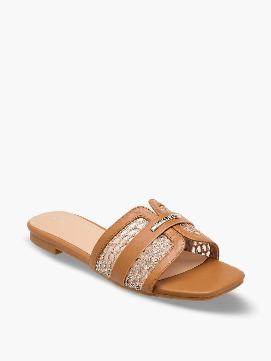 Women Mesh Detail Sandals