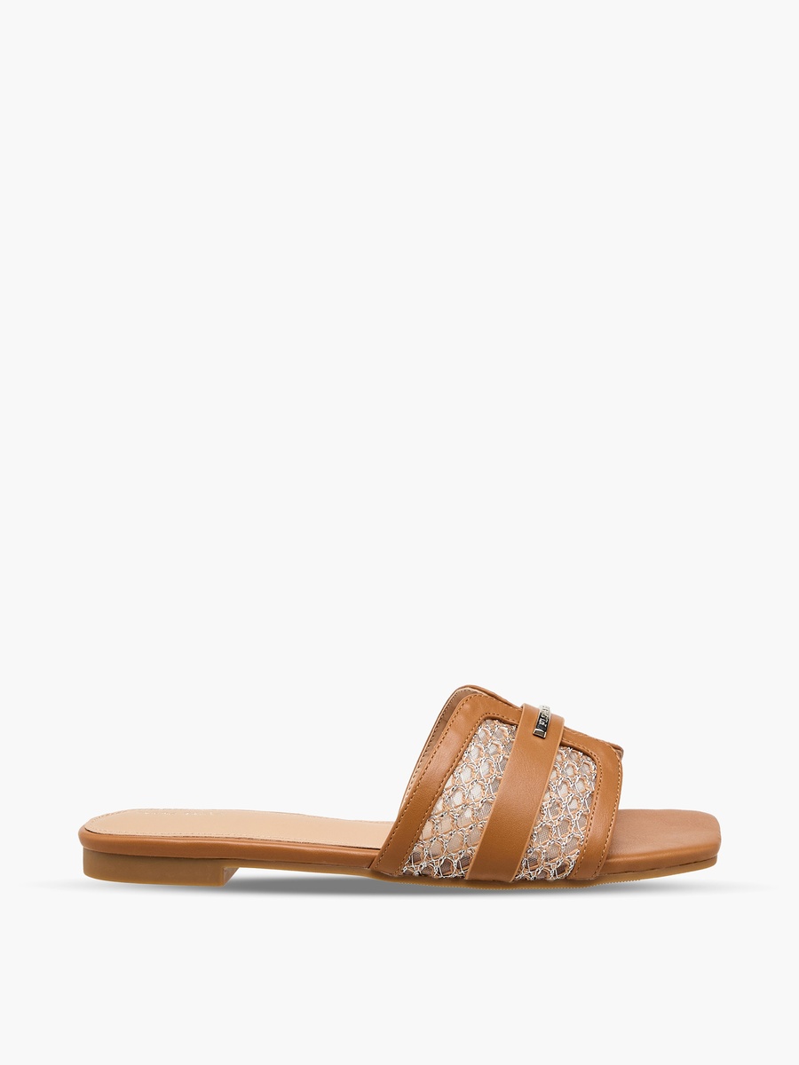 Women Mesh Detail Sandals