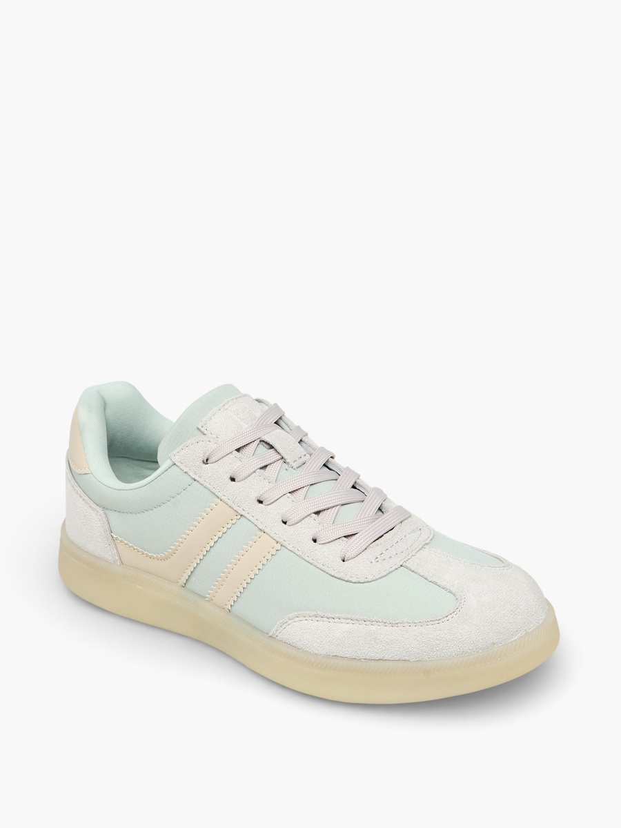 Women Panelled Lace-Up Ankle Sneakers