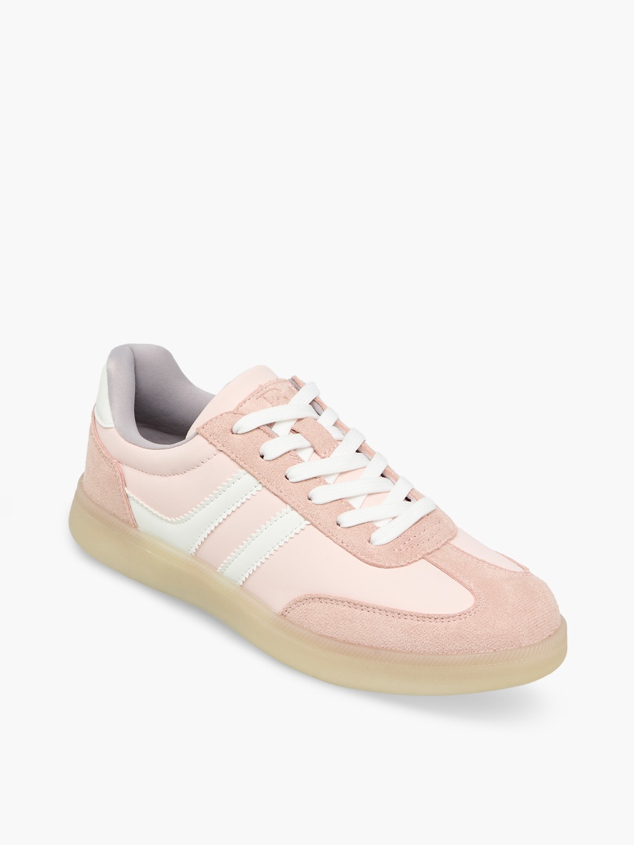 Women Panelled Lace-Up Ankle Sneakers