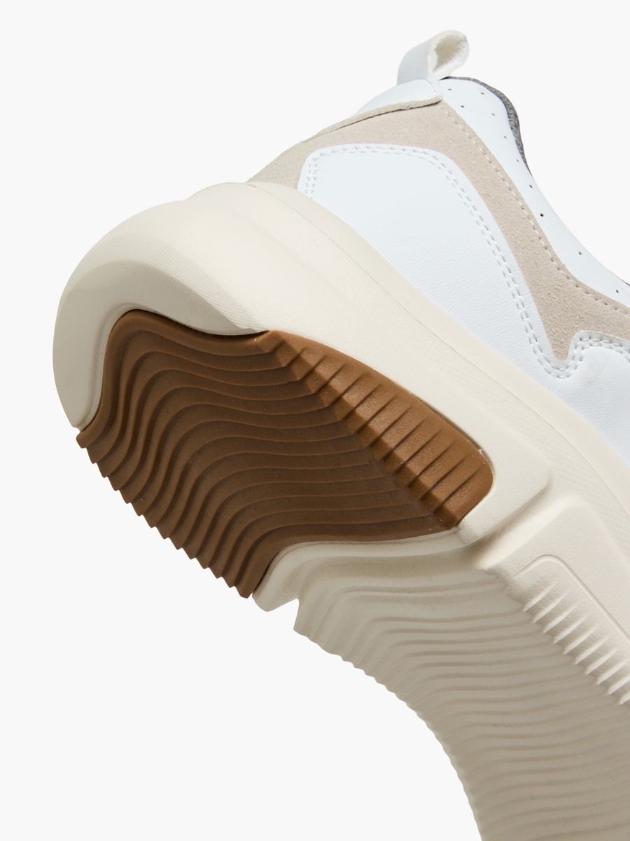 Men Panelled Lace-Up Sneakers