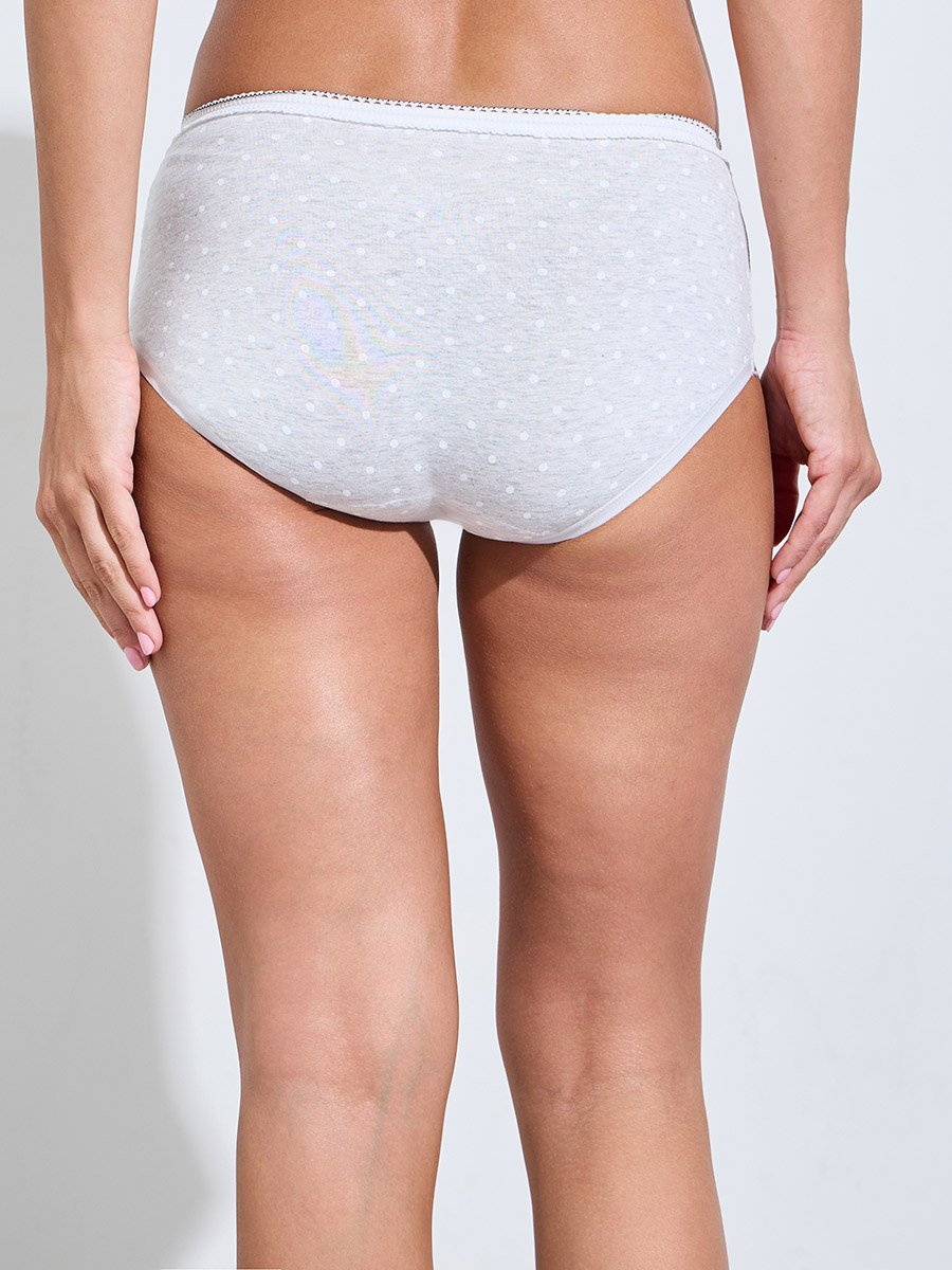 Pack of 3 - Assorted Cotton Printed Midi Briefs