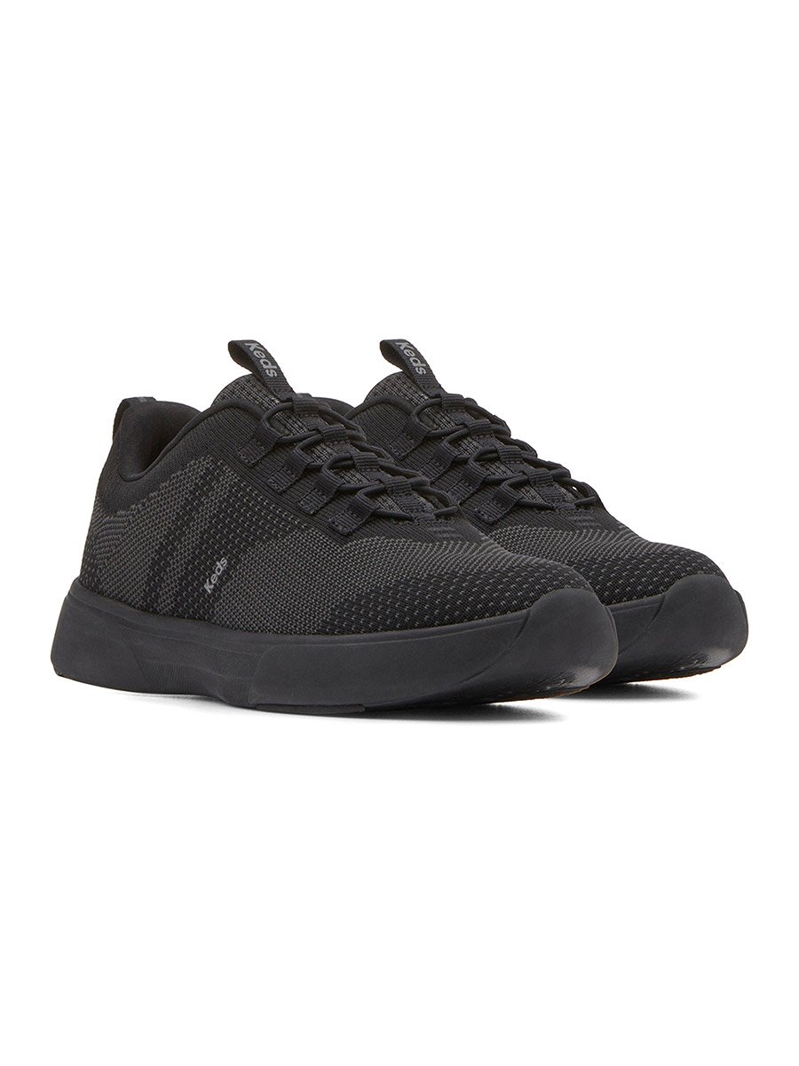Black BlissWalk Slip On Athletic Sneakers