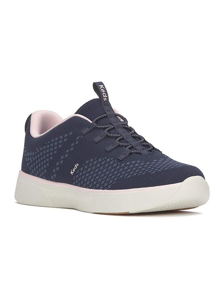 Navy Blue BlissWalk Slip On Athletic Sneakers