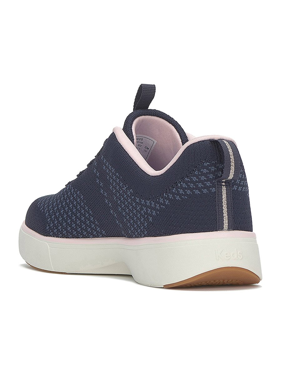 Navy Blue BlissWalk Slip On Athletic Sneakers