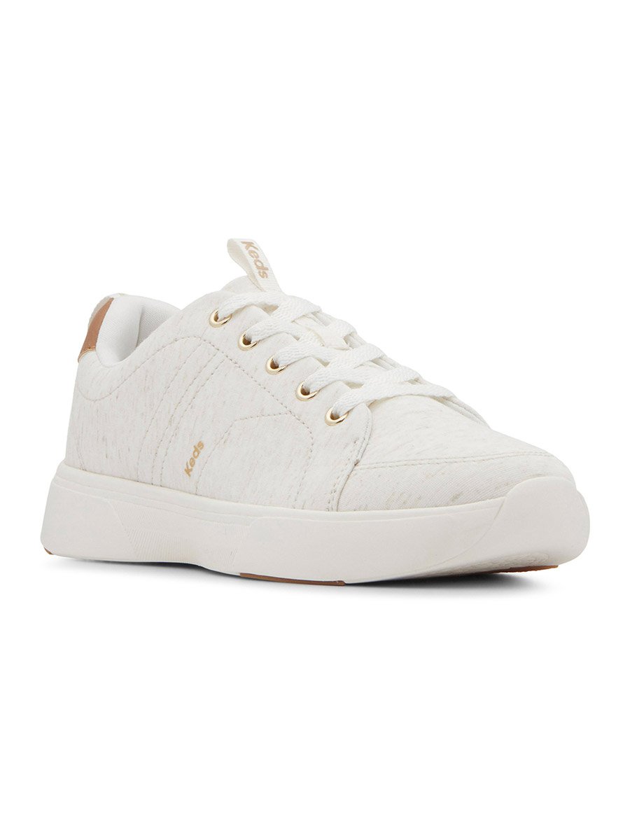 Cream BlissWalk Lace Up Sneakers