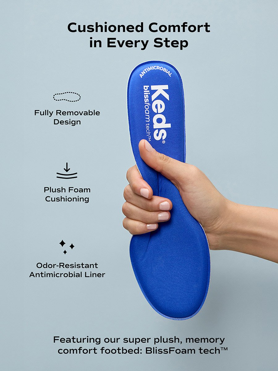 Cream BlissWalk Lace Up Sneakers