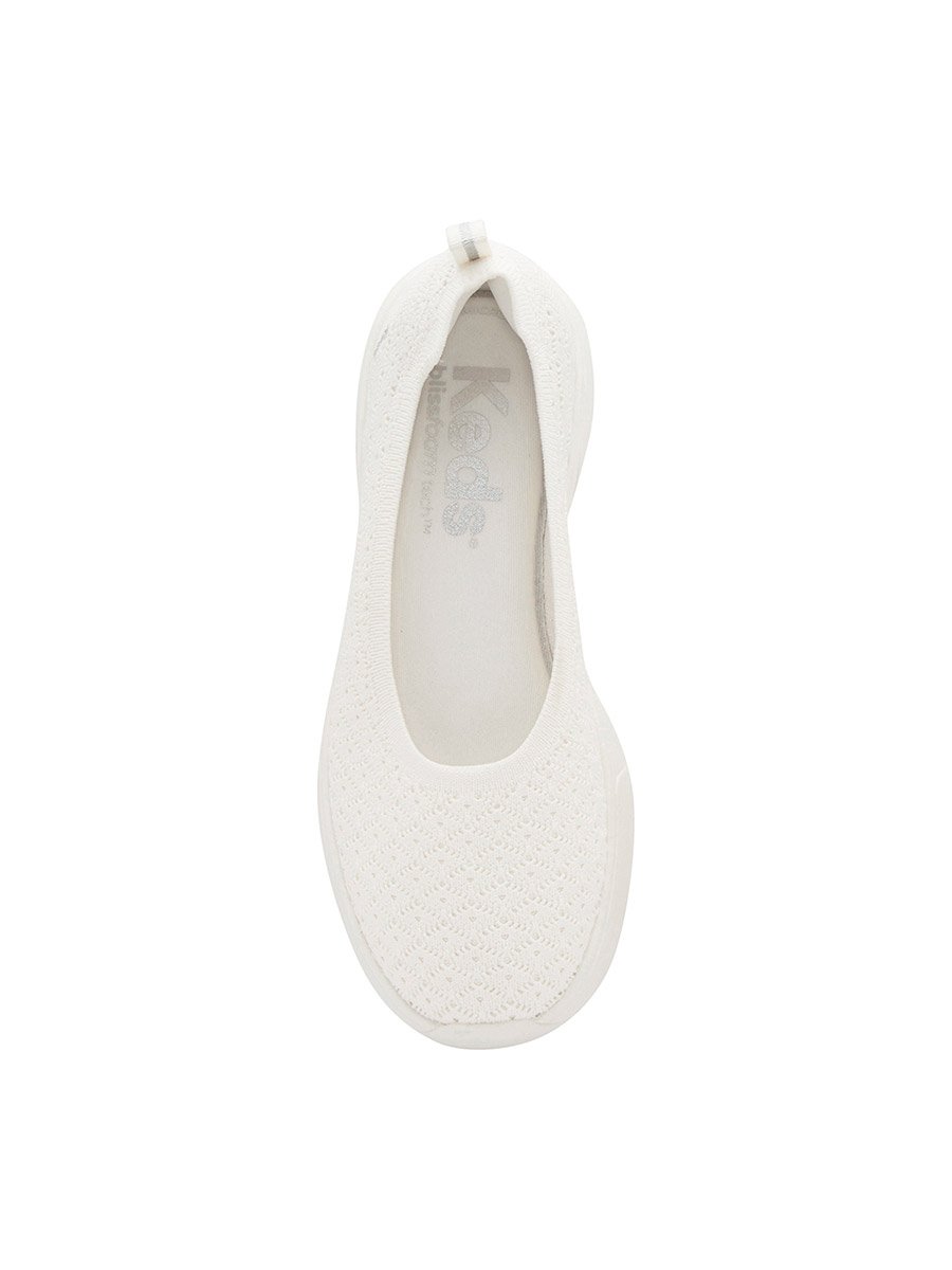 White BlissWalk Skimmer Sneakers