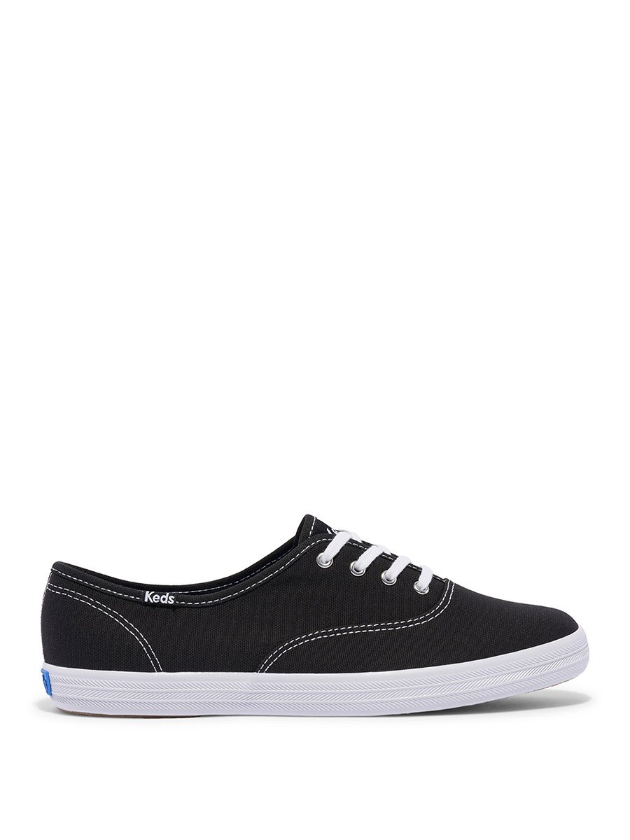 Black Champion Originals Lace Up Canvas Sneakers