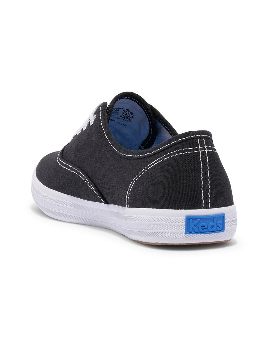 Black Champion Originals Lace Up Canvas Sneakers