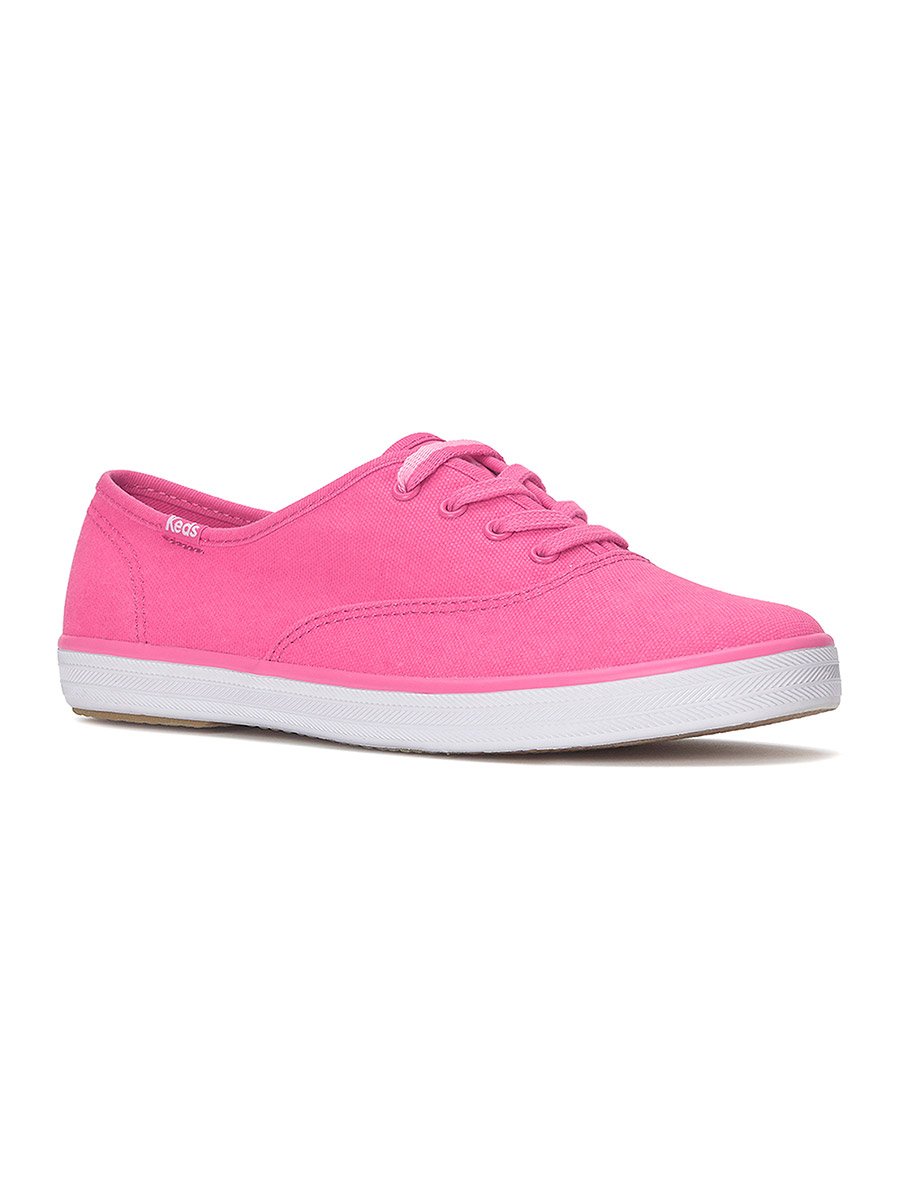 Pink Champion Canvas Lace Up Sneakers