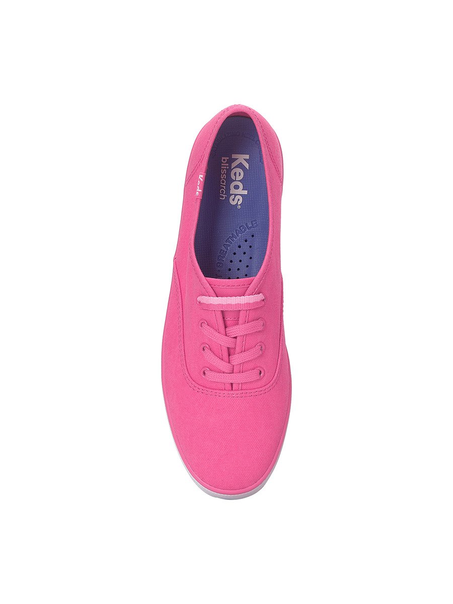 Pink Champion Canvas Lace Up Sneakers