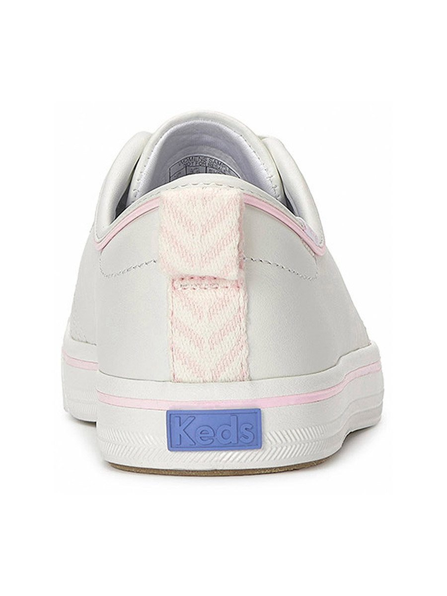 White Cruise Lace Up Leather Sneakers