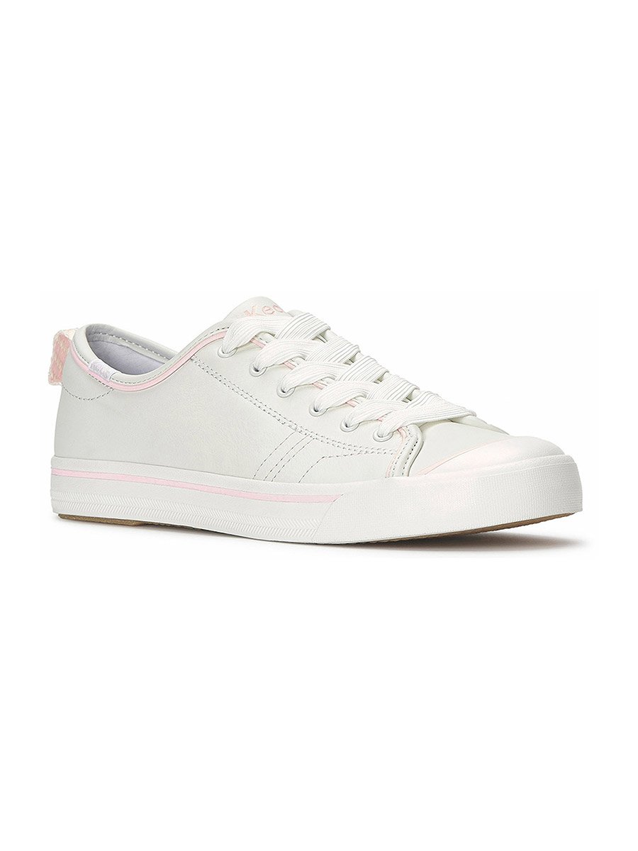 White Cruise Lace Up Leather Sneakers