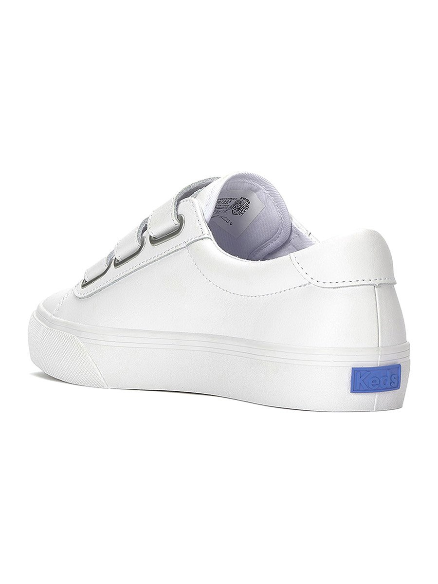 White Jump Kick Leather Sneakers