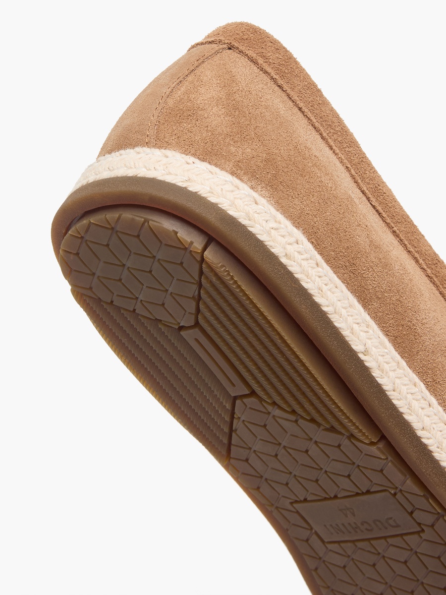 Men Leather Espadrille Loafers