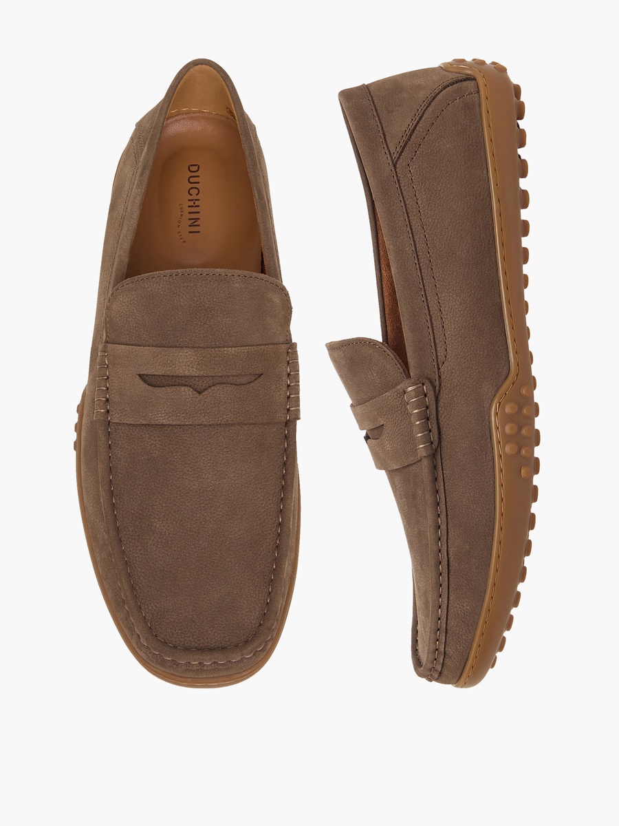 Men Slip-On Leather Loafers