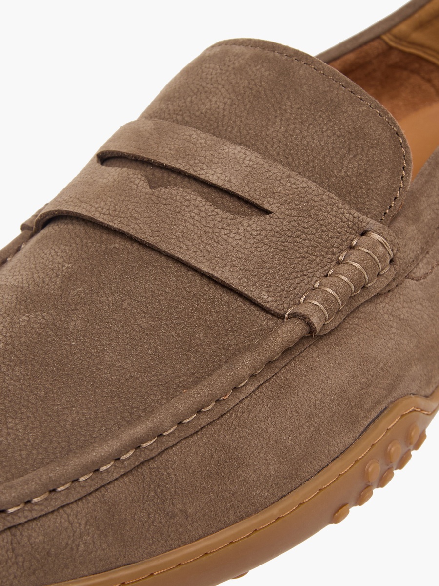 Men Slip-On Leather Loafers