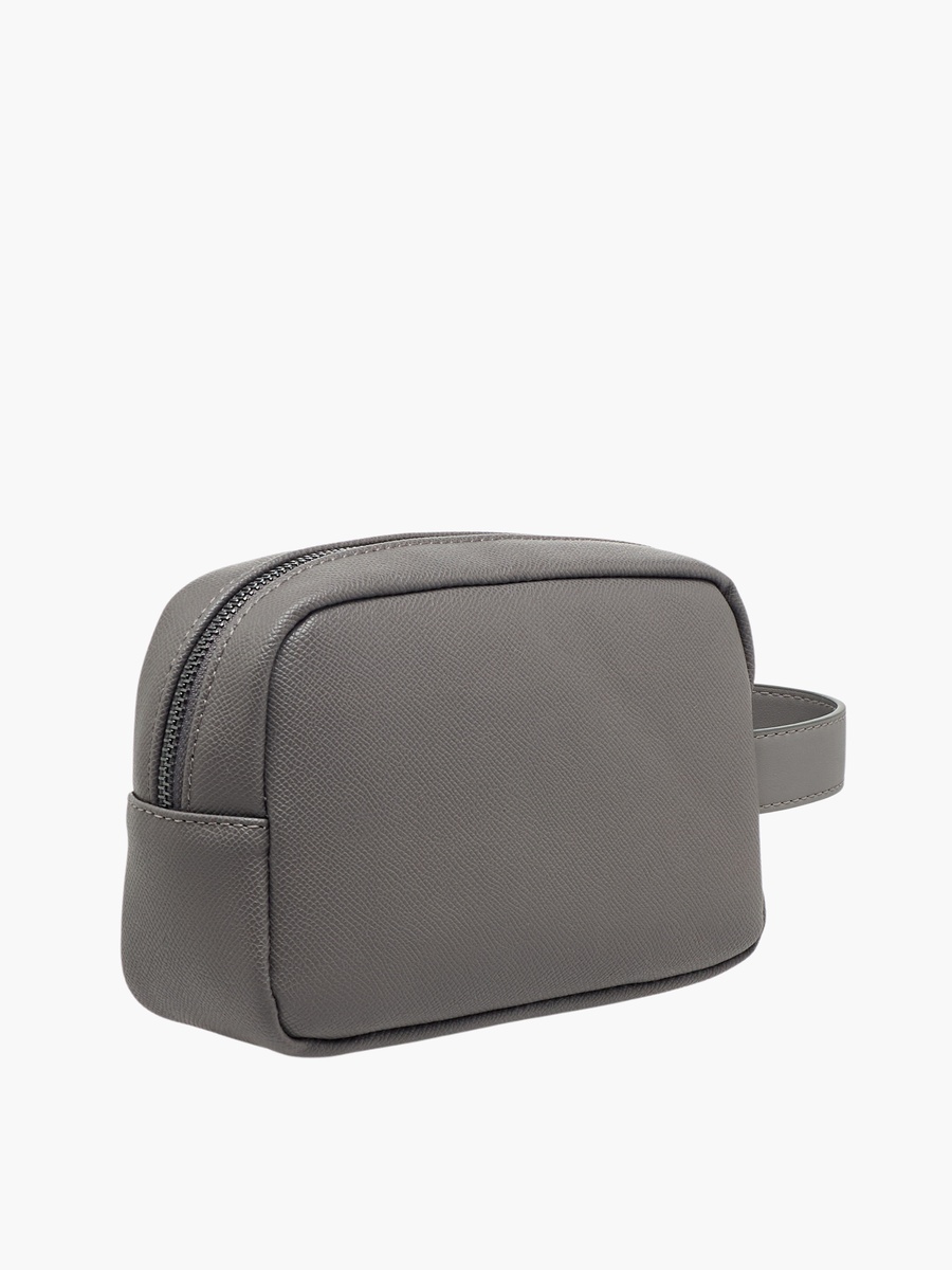 Men Textured Wristlet Pouch Bag