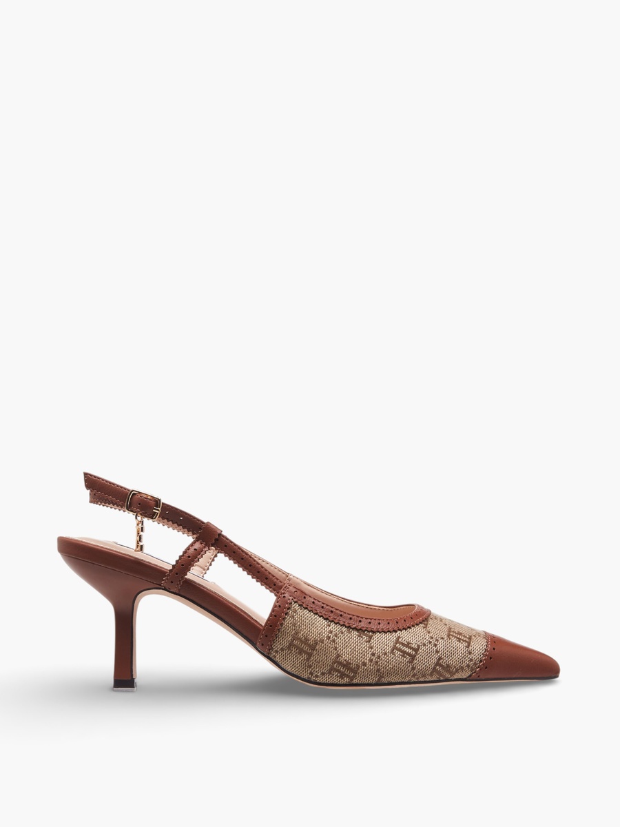 Women Textured Stiletto Heel Shoes