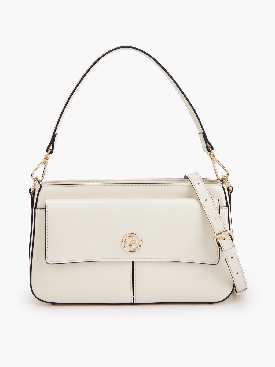 Logo Detail Crossbody Bag with Detachable Strap