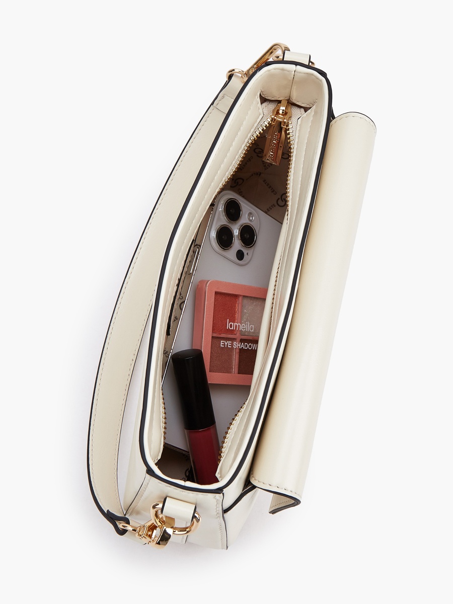 Logo Detail Crossbody Bag with Detachable Strap