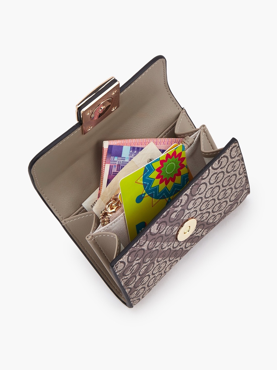 Printed Foldover Wallet