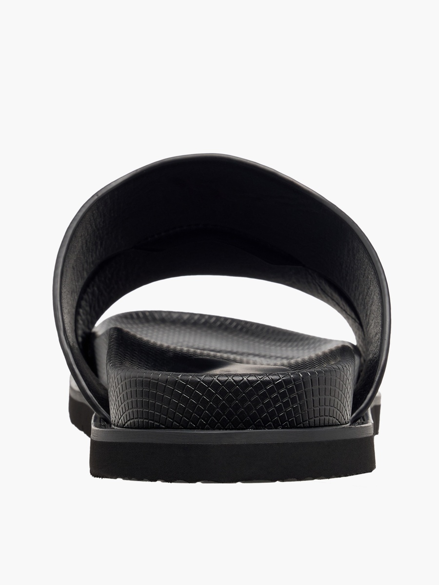 Men Checked Slip-On Comfort Sandals