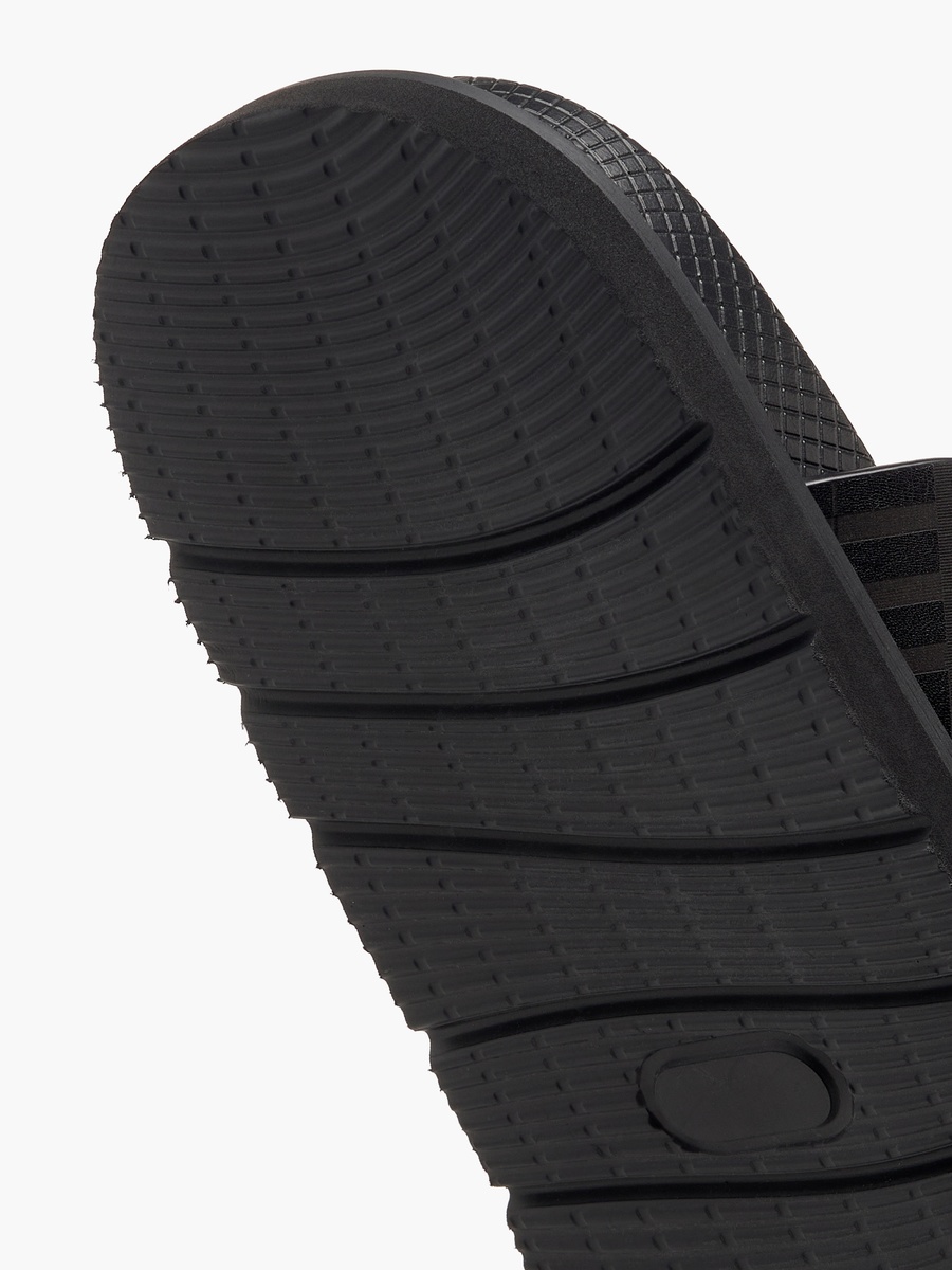 Men Checked Slip-On Comfort Sandals
