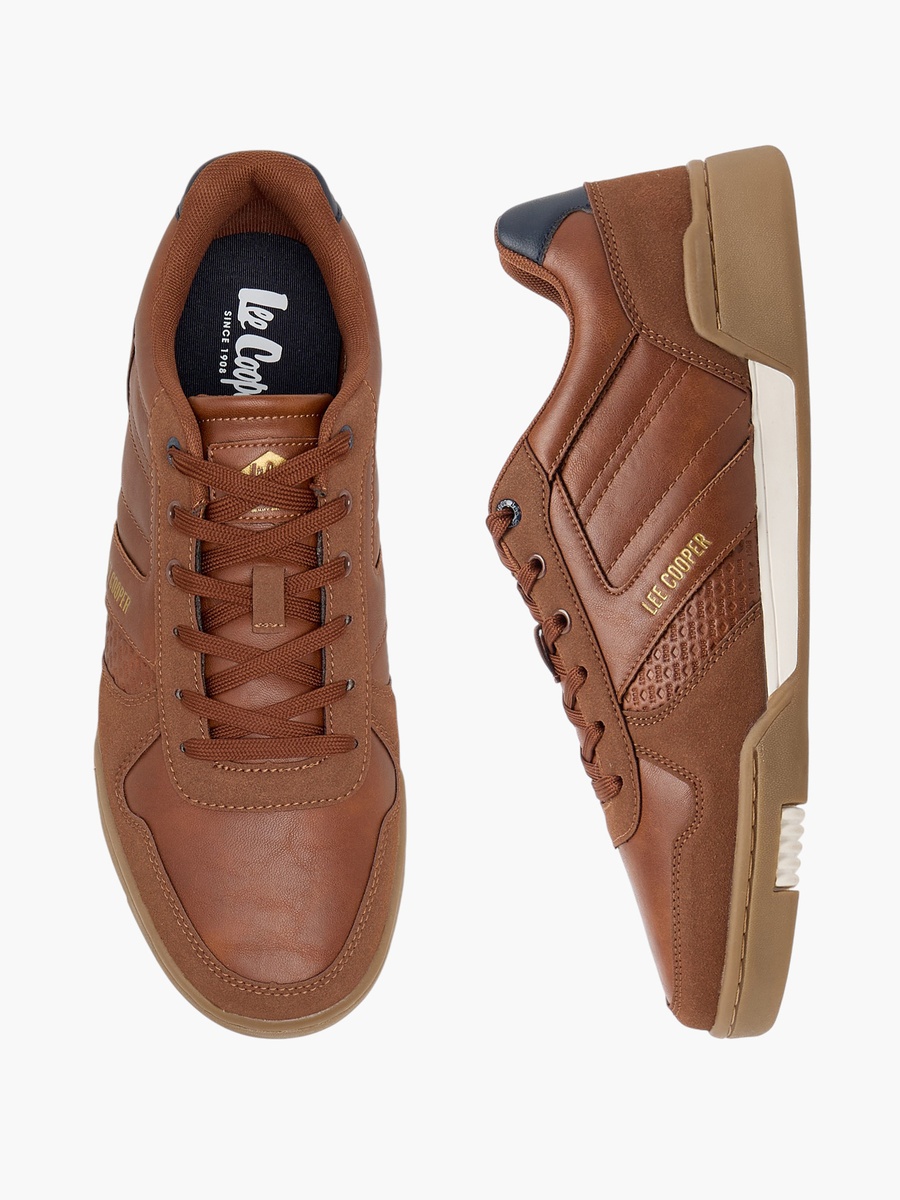 Men Lace-Up Ankle Sneakers