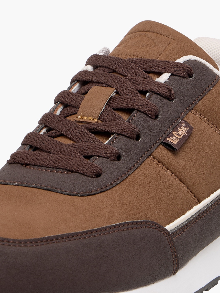 Men Colourblock Lace-Up Sneakers