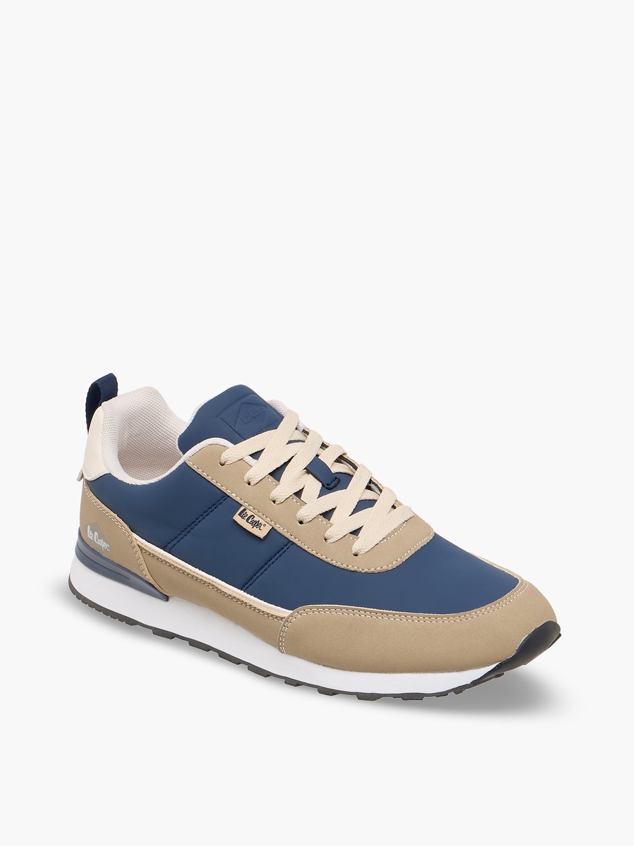 Men Colourblock Lace-Up Sneakers