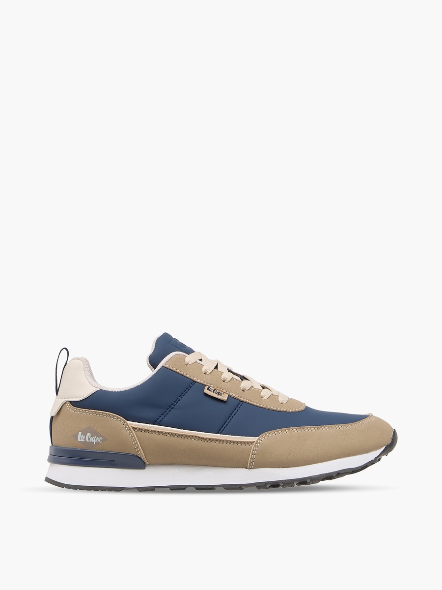 Men Colourblock Lace-Up Sneakers
