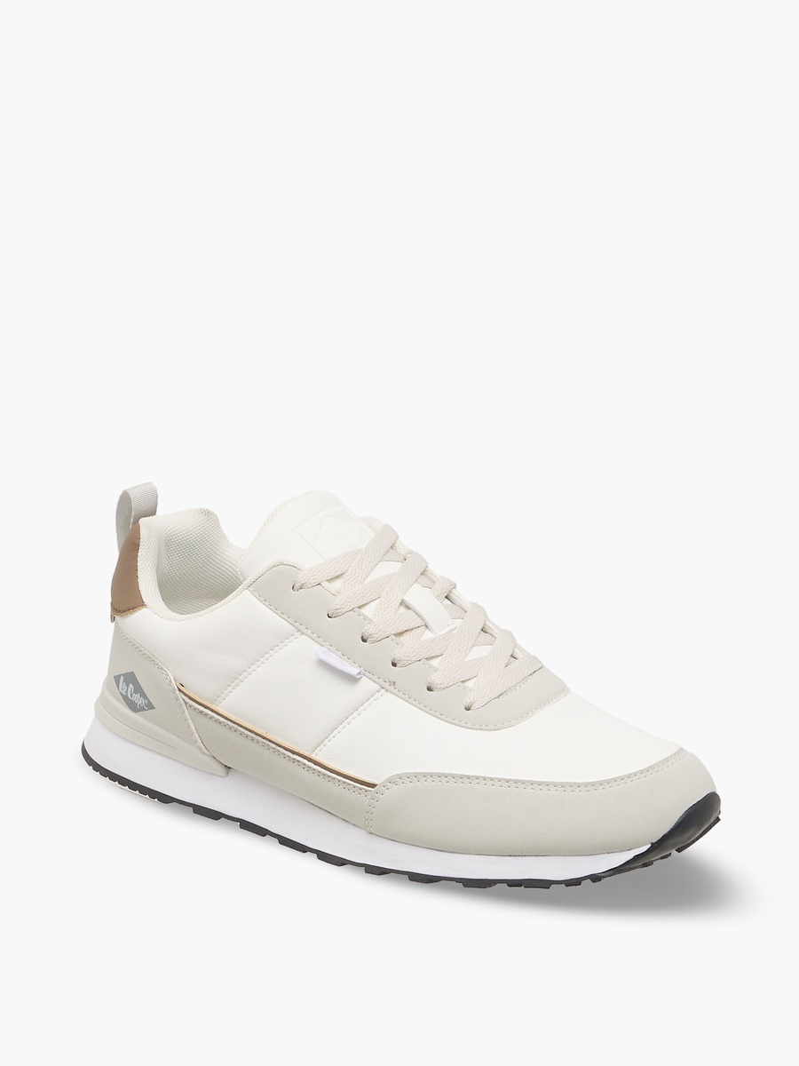 Men Colourblock Lace-Up Sneakers