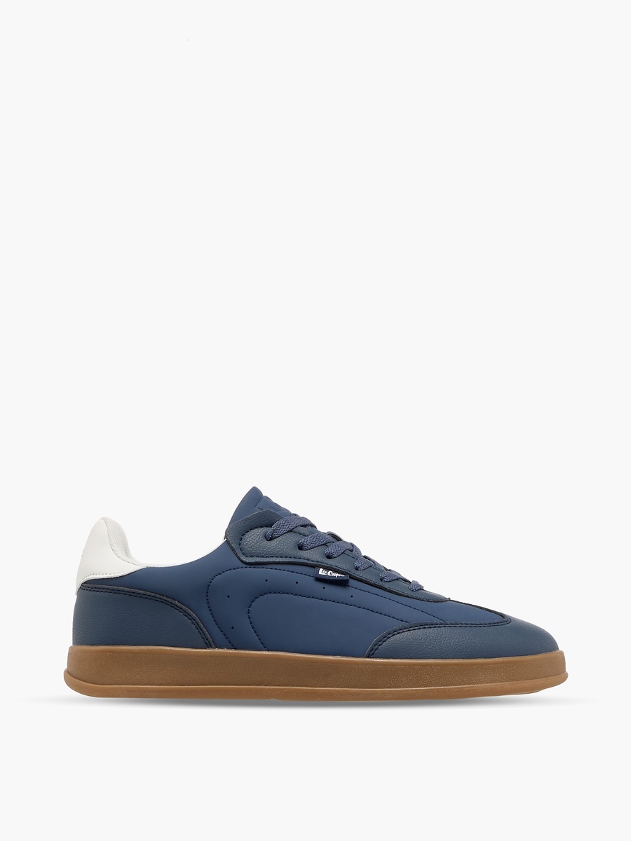 Men Panelled Lace-Up Sneakers