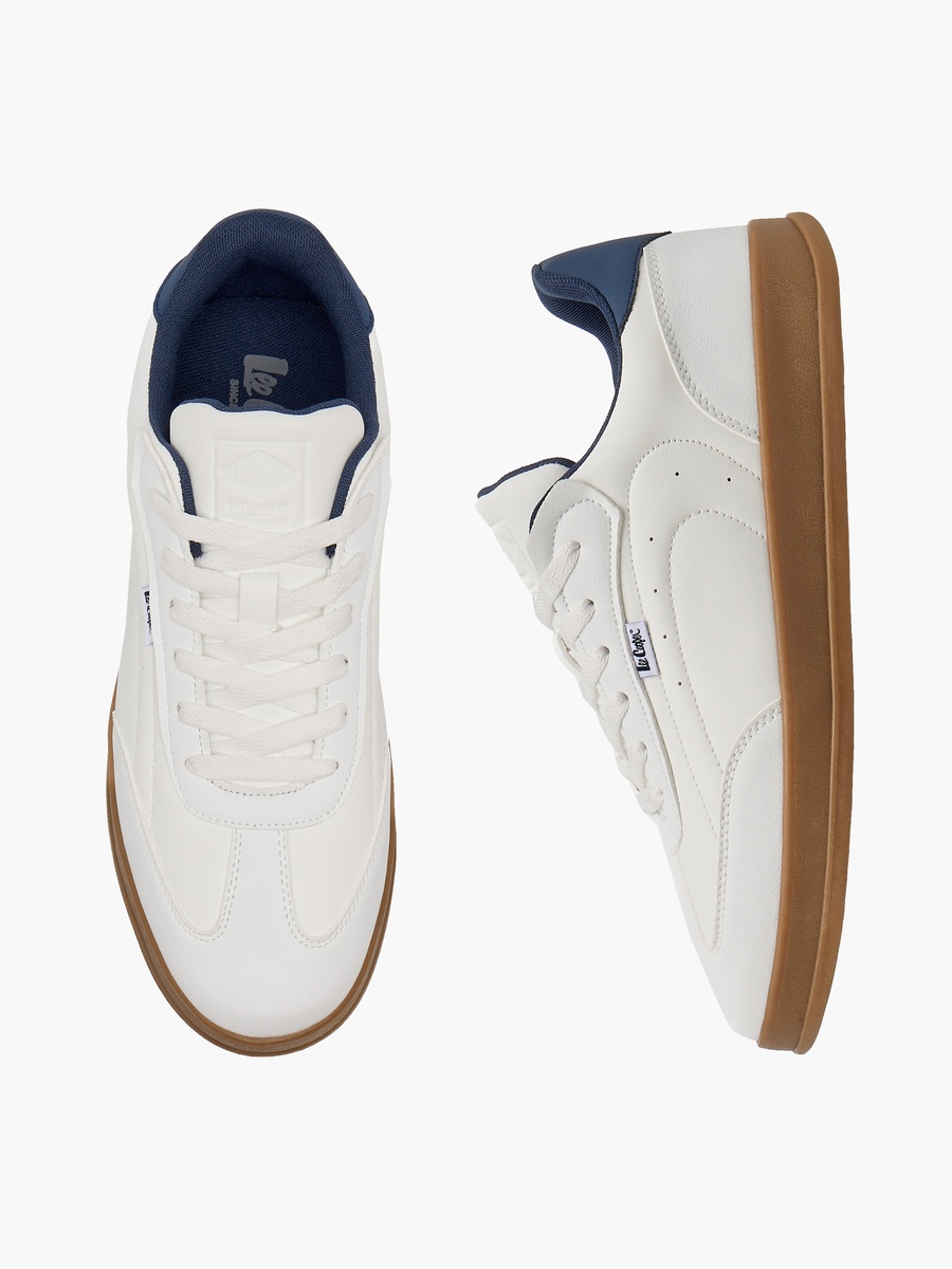 Men Panelled Lace-Up Sneakers