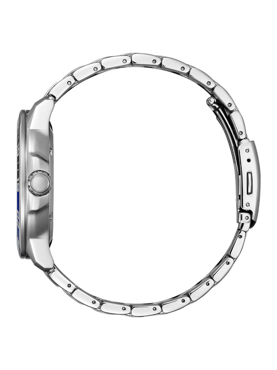 Men Eco-Drive Light Powered Movement Watch, Analog Display and Stainless Steel Strap - AW1525-81L, Silver