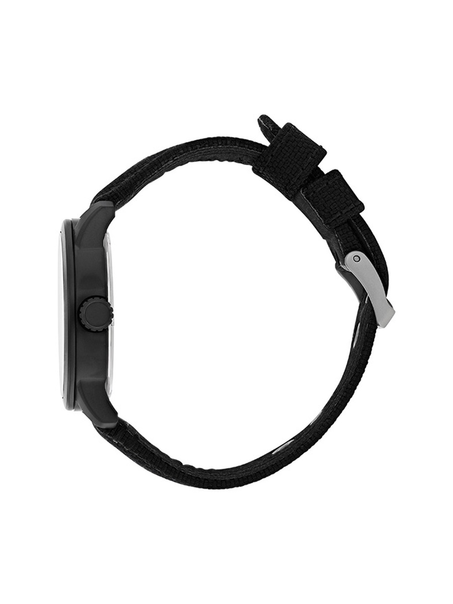 Men Eco-Drive Light Powered Movement Watch, Analog Display and Nylon Strap - BM8475-00F, Black
