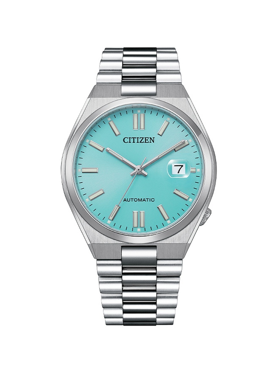 Mechanical Men Automatic Movement Watch, Automatic Display and Stainless Steel Strap - NJ0151-88M, Silver