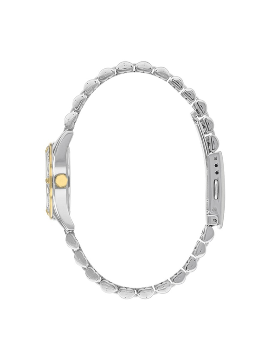 Women Analog Display Quartz Movement Watch with Stainless Steel Strap - EU6064-54D, Two Tone