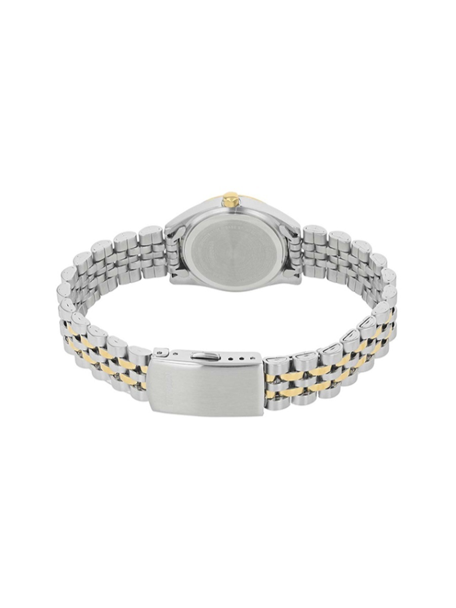 Women Analog Display Quartz Movement Watch with Stainless Steel Strap - EU6064-54D, Two Tone