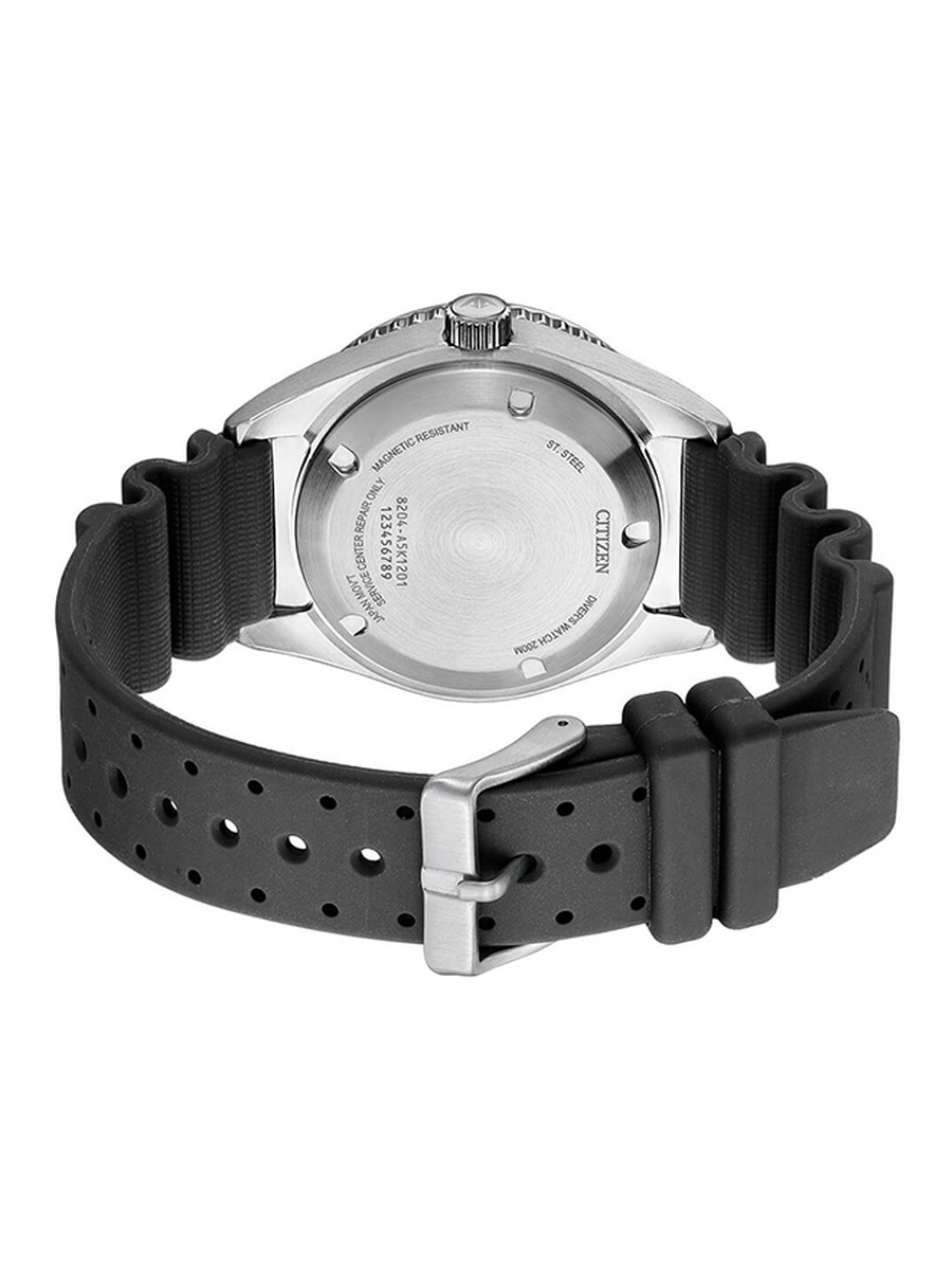 Promaster Marine Men Automatic Movement Watch with Polyurethane Strap - NY0120-01Z, Black