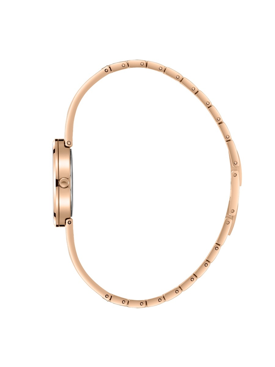Women JP25 Movement Watch, Analog Display and Metal Strap - LC08308.410, Rose Gold