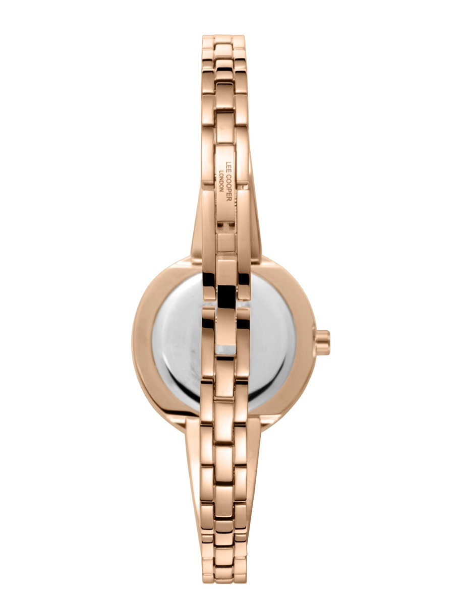 Women JP25 Movement Watch, Analog Display and Metal Strap - LC08308.410, Rose Gold