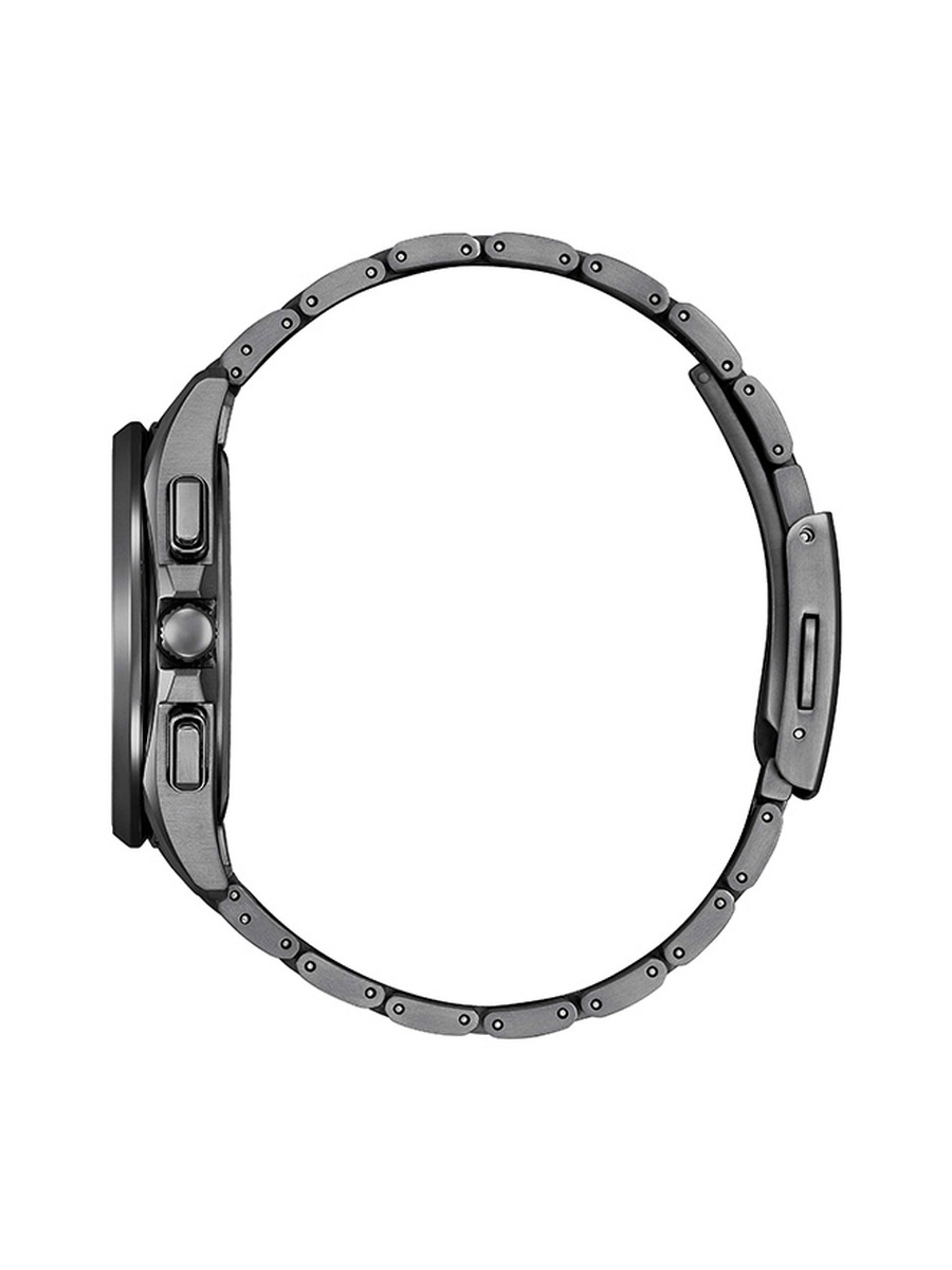 Men Eco-Drive Light Powered Movement Watch, Analog Display and Super Titanium Strap - BY1006-62E, Black